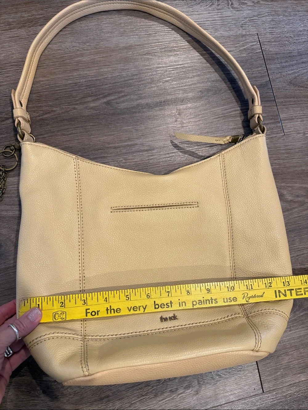 The Sak Sequoia Hobo Bag Leather in Buttercup